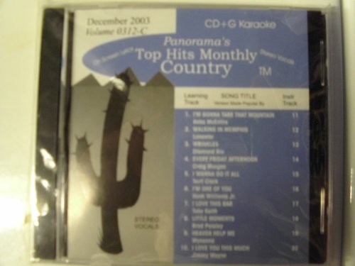 DIAMOND RIO - THMC 0312 COUNTRY Karaoke CDG Dec. 2003 - Zortam Music