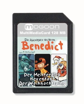 MP3 Player: Mogoon "Die Abendteuer von Herrn Benedict" 1-3 MultiMediaCard 128 MB