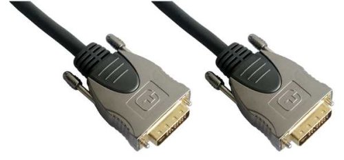 Heimkinosysteme: High-End DVI-D-Kabel 5,0 Meter, 24+1 Dual-Link DVI-D Stecker auf DVI-D Stecker Home Cinema Quality