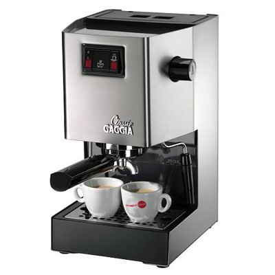 Gaggia Classic Brushed Stainless Steel Espresso Machine- 14101