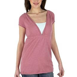 Juniors' Mossimo® Red: Babydoll Sweater - Brambleberry Heather