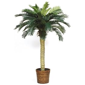 Nearly Natural 5043 Sago Silk Palm Tree 4 Feet