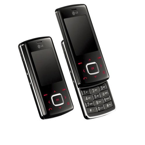 Lautsprecher: LG Chocolate KG800 Oberschale Black Cover