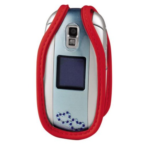 Heimkinosysteme: Hama Handy-Fenstertasche "View" f�r Samsung SGH-E530, Rot
