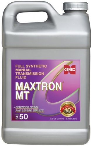 Maxtron MT Full Synthetic Manual Transmission Fluid Oil Case - 5 Gallon (2 Jugs - 2.5 Gallons / 10 Quarts Each) SAE 50 