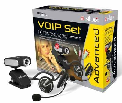 Verst&auml;rker und Receiver: VoIP advanced Kit , Webcam 300K+Headset