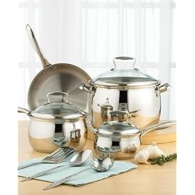 Tools of the Trade Belgique Stainless Steel 10-Piece Cookware Set by Tools of The Trade