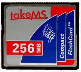 TV Ger&auml;te: takeMS Compact Flash Card (CF) Speicherkarte 256 MB