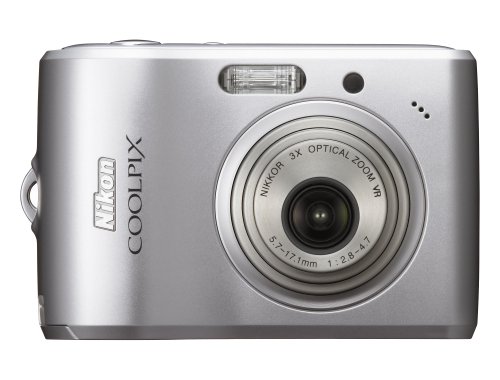 Nikon Coolpix L15 8MP Digital Camera with 3x Optical Vibration Reduction Zoom (Silver)