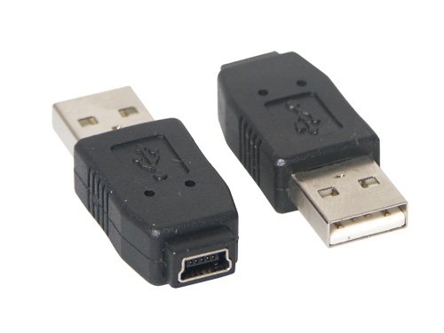 Audio und Video: USB Kupplung Stecker A an Mini-5pin Buchse