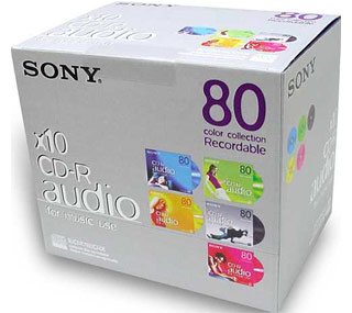 Festplatten: Sony CD-Q 80N 10er-Pack CD-R inkl. PC-Spiel Splinters