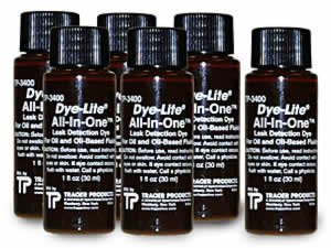 Leak-Dye - Dye Detection for all Oil-Based Fluids 6Pk TP3400-0601 