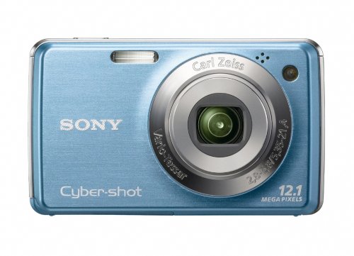 Sony Cybershot DSC-W220 12MP Digital Camera with 4x Optical Zoom with Super Steady Shot Image Stabilization (Light Blue)