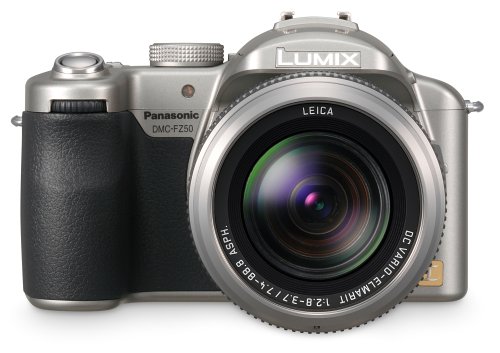 Panasonic DMC-FZ50S 10.1MP Digital Camera with 12x Optical Image Stabilized Zoom (Silver) 