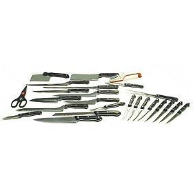 Ronco Showtime  25-Piece Stainless Steel Knife Set by Cutlery