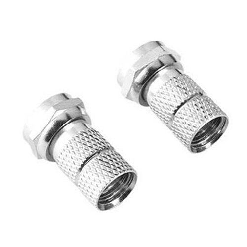 Heimkinosysteme: Hama F-Stecker - ProfiLine, 6,8 mm, 8 St.