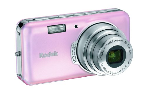 Kodak EasyShare V1003 10MP Digital Camera with 3x Optical Zoom (Pink Rose) 
