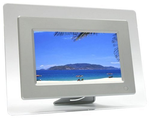 ATMT 7-Inch Miniview Digital Photo Frame (Silver) 