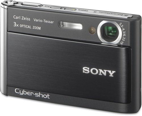 Sony Cybershot DSC-T70 8.1MP Digital Camera with 3x Optical Zoom with Super Steady Shot Image Stabilization (Black)