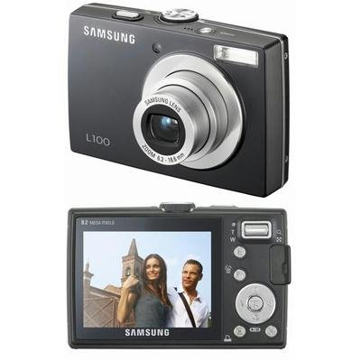 Samsung L100 8.1MP Digital Camera with 3x Optical Zoom (Black)