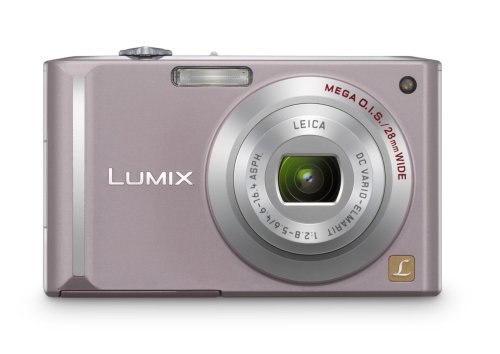 Panasonic Lumix DMC-FX55P 8.1MP Digital Camera with 3.6x Wide Angle MEGA Optical Image Stabilized Zoom (Pink)