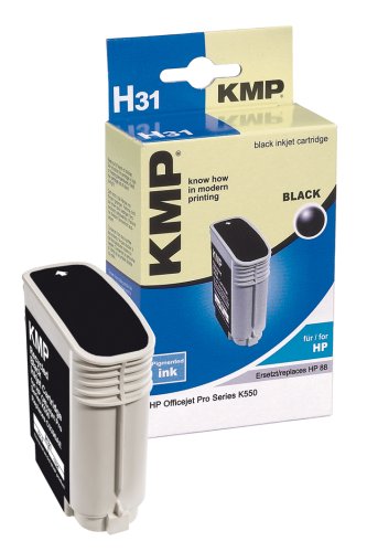 Kompaktanlagen: KMP H31 Tintenpatrone schwarz (ersetzt HP C9396AE)