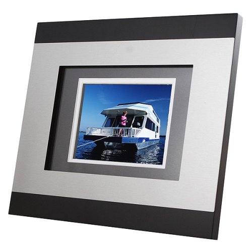 TAO 5.6-Inch 128MB Double-Matted Digital Frame (Brushed Metal and Black)