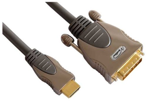 Heimkinosysteme: High-End Audio-/ Video- Verbindungskabel, 10.00m HDMI-Stecker (19 pin) auf DVI-D Stecker (24+1)