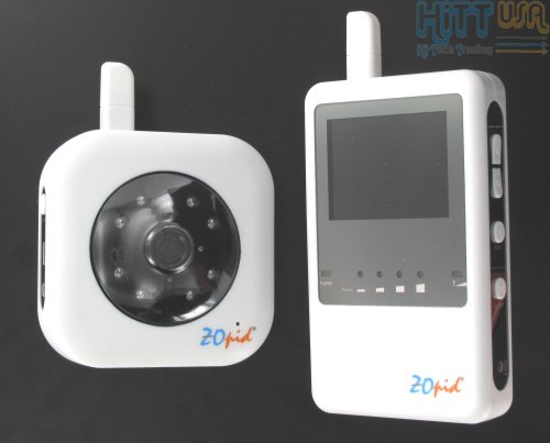 ZOpid-Interference Free 2.4 inch Color Display Wireless Portable Digital Audio & Video Baby Monitor w/ Night Vision & Voice Alert (HS-MS240D)