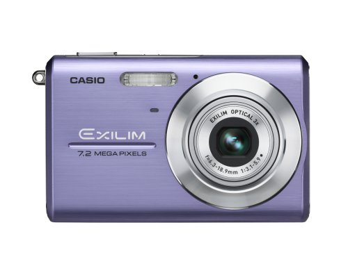 Casio Exilim EX-Z75 7.2MP Digital Camera with 3x Anti Shake Optical Zoom (Blue) 