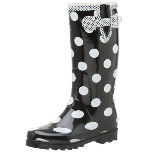 Chooka Women's Rob Dots Rainboot 
