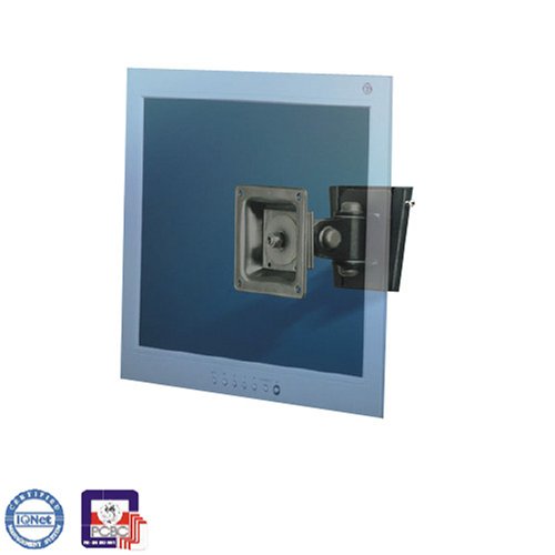 Drucker: EDBAK GD04c Universal LCD TFT Monitor Wandhalterung neigbar drehbar 360� schwarz pulverbeschichtet 14"-22"