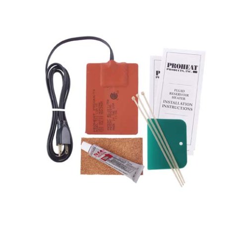 Proheat Heavy Duty Fluid Reservoir Heater Model 512-220 (250 Watts, 1 Amp, 220 Volts) Ideal for Oil Pans from 1 to 3 Gallon of Lube (4.5 to 12 Litres) and up to 10 to 30 Gallons of Hydraulic Oil 
