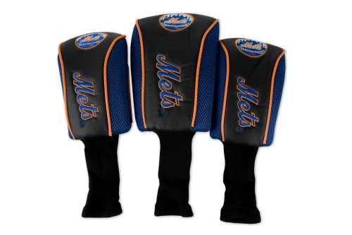 New York Mets 3 Pack Mesh Longneck Headcover Set