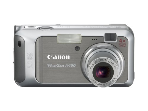 Canon PowerShot A460 5.0MP Digital Camera with 4x Optical Zoom (Silver)