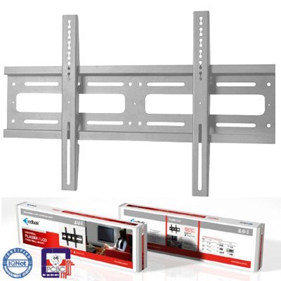 Drucker: EDBAK PWB1s Universal Plasma LCD TV Wandhalterung fix silber pulverbeschichtet 32" bis 60"