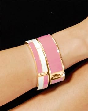 bebe.com : Enamel Color Block Bangles from bebe.com