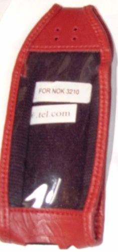 Festnetztelefone: Fenster Handytasche f�r Nokia 3210, rot