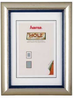 Heimkinosysteme: Hama 57785 Holz Rahmen Michig.Silber 30X40