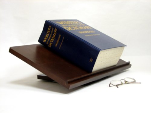 Swivel Book Stand, Large, Dark Cherry