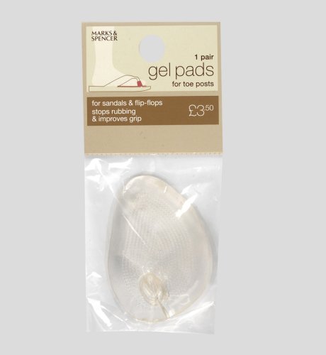 1 Pair of Gel Pads for Toe Posts 1 Pair of Gel Pads for Toe Posts