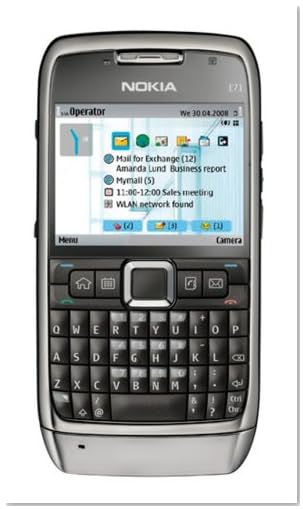 Nokia E71 Unlocked Cell Phone with 3.2 MP Camera, 3G, Media Player, GPS, Wi-Fi, MicroSD Slot--U.S. Version with Warranty (Gray)