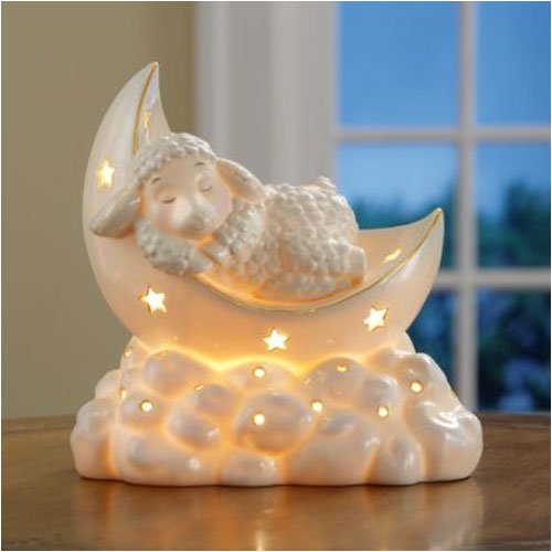 Lenox 771575 Lazy Lambs Lighted Sculpture