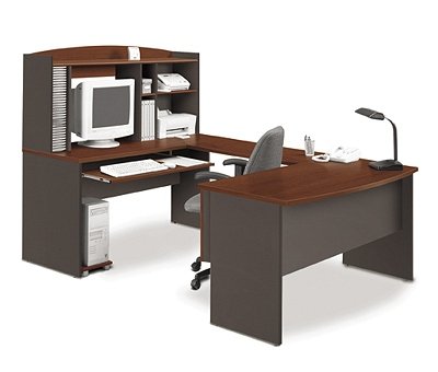 Charming Cinnamon And Slate Work Station