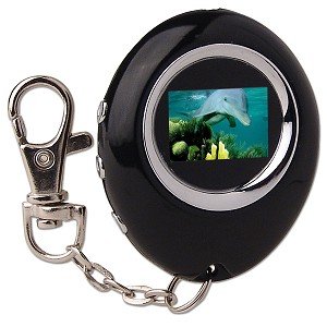 1.1-Inch Color USB Digital Photo Frame Keychain (Black)