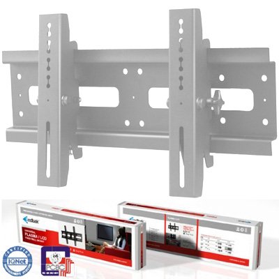 Drucker: EDBAK LWB2s Neigbar Universal Plasma LCD TV Wandhalterung silber pulverbeschichtet 22" bis 32"