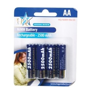 Heimkinosysteme: HQ NIMH R6 Akku 2500mAh
