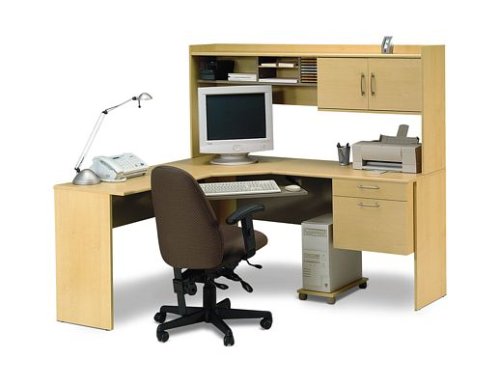 Maple and Putty Corner Computer Station 