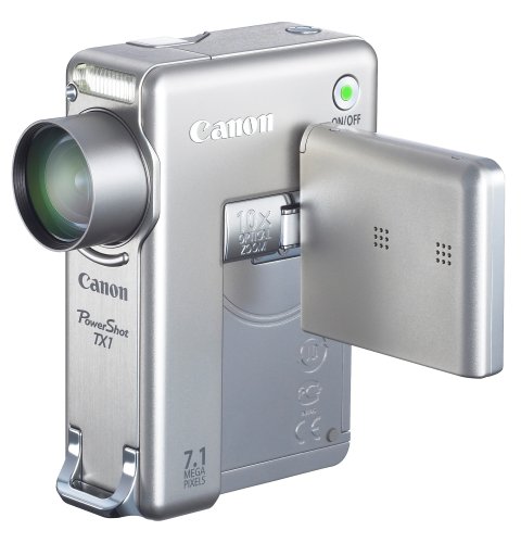 Canon PowerShot TX-1 7.1MP Digital Camera with 10x Optical Image Stabilized Zoom