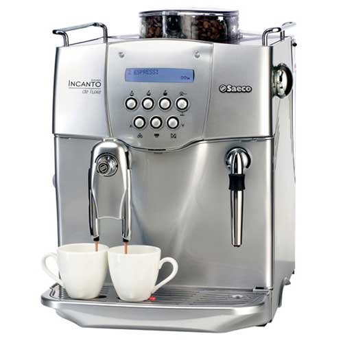 Saeco A-ID-SS Incanto Deluxe Super-Automatic Espresso Machine - Stainless Steel